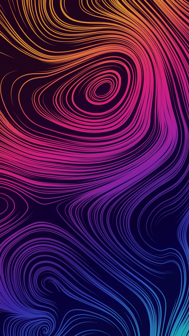 Purple and Black Zebra Pattern. Wallpaper in 750x1334 Resolution