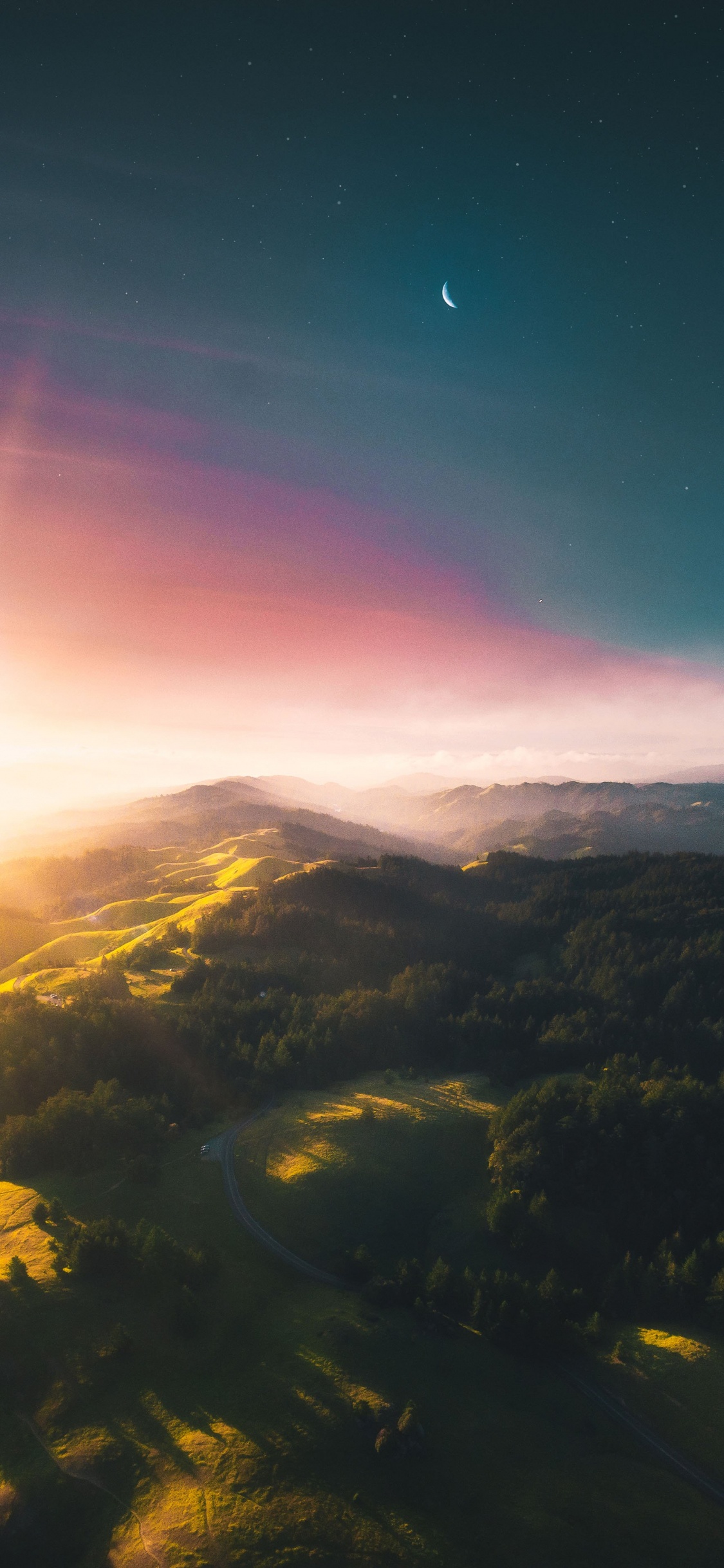 Mountain Range, Mountain, Cloud, Atmosphere, Ecoregion. Wallpaper in 1125x2436 Resolution