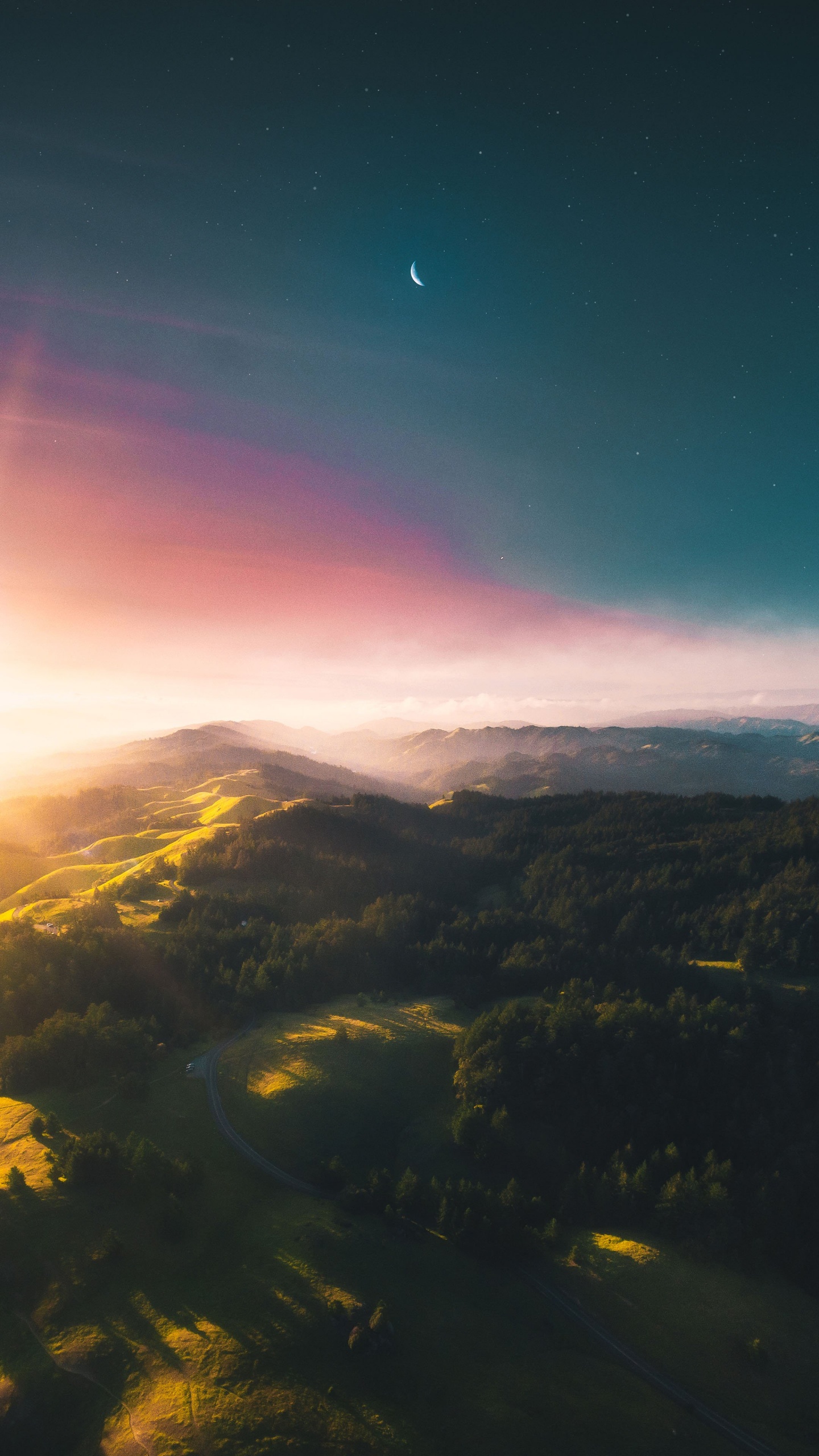 Mountain Range, Mountain, Cloud, Atmosphere, Ecoregion. Wallpaper in 1440x2560 Resolution