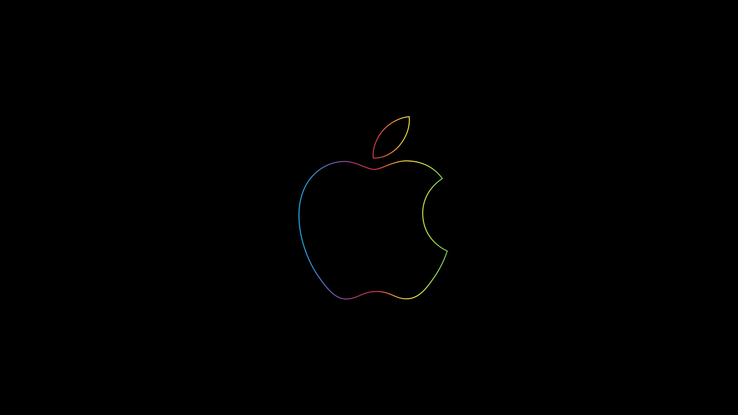 Apple, 黑色的 壁纸 2560x1440 允许