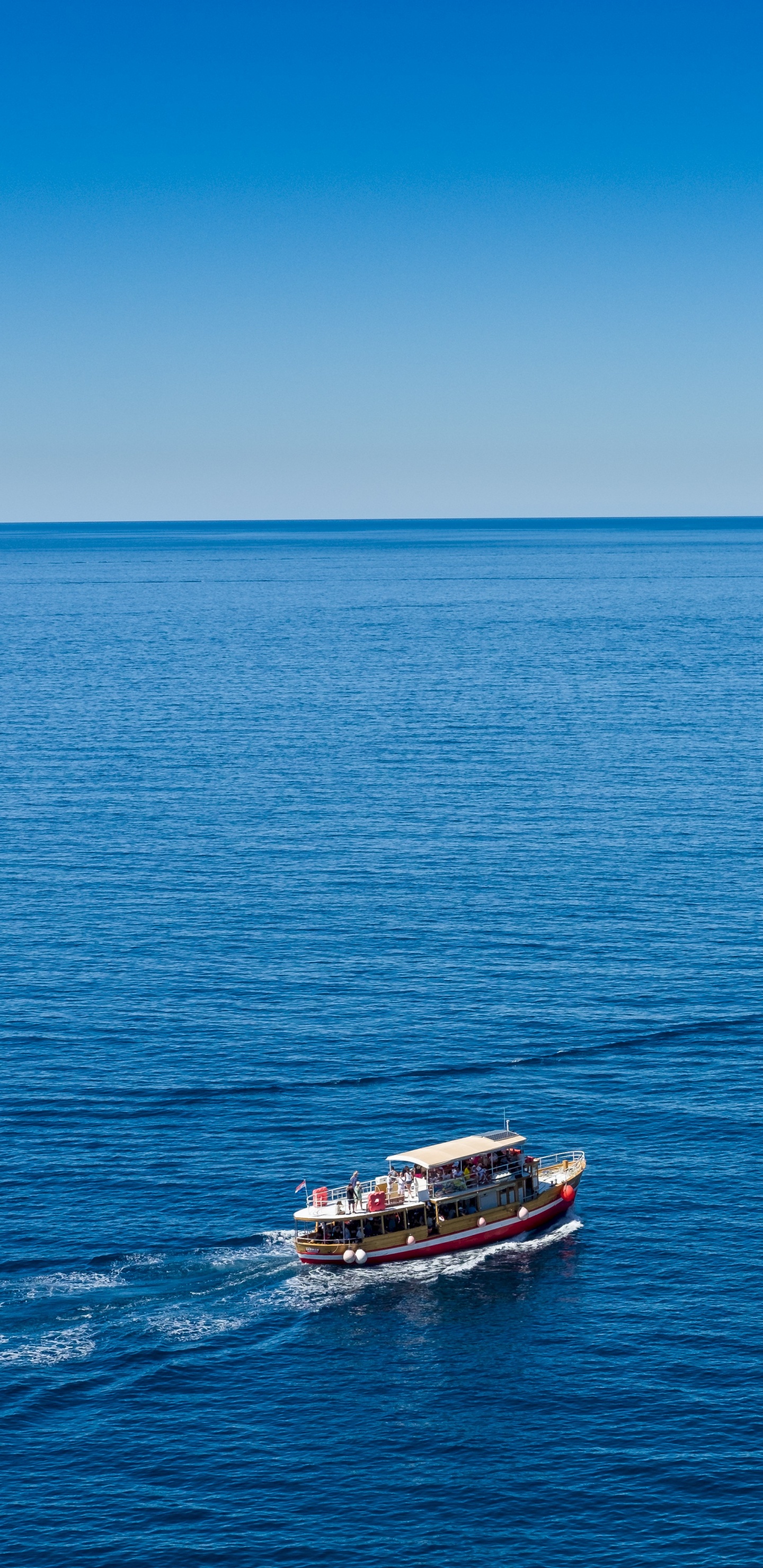 Mer, Corps de L'eau, Blue, Horizon, le Transport de L'eau. Wallpaper in 1440x2960 Resolution