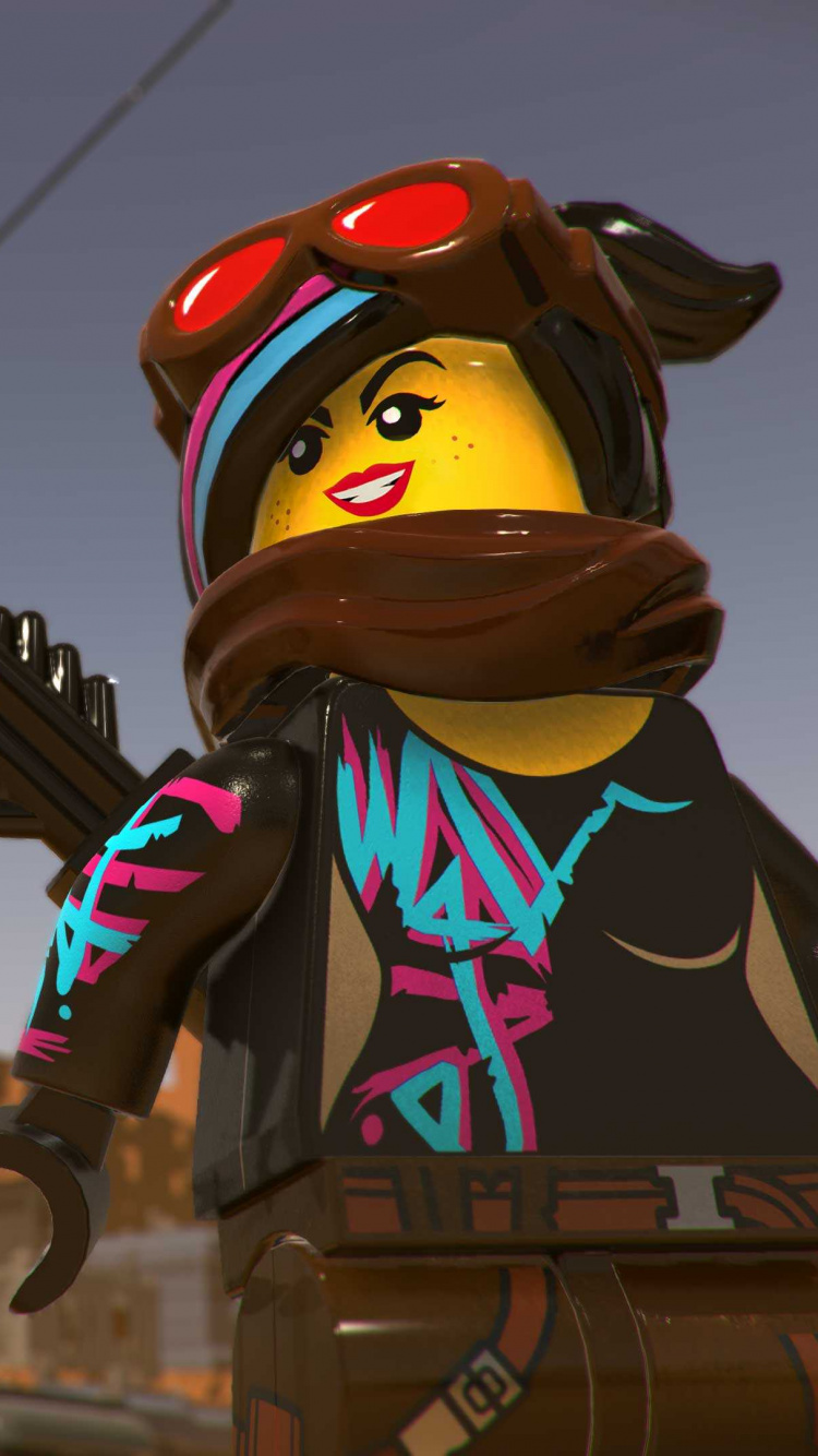 Gelber Und Schwarzer Clown, Der Eine Schwarze Und Rote Regenschirmstatue Hält. Wallpaper in 750x1334 Resolution