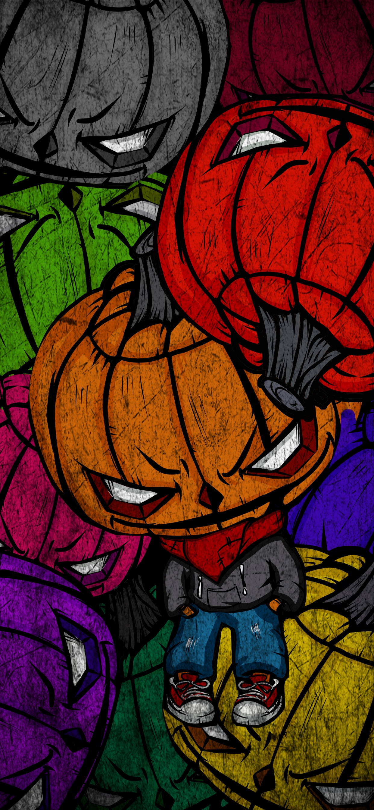 Kunst, Cartoon, Malerei, Kreative Kunst, Illustration. Wallpaper in 1242x2688 Resolution