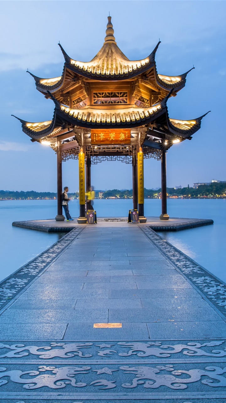 旅行, 中国建筑, 里程碑, 反射, 旅游业 壁纸 720x1280 允许