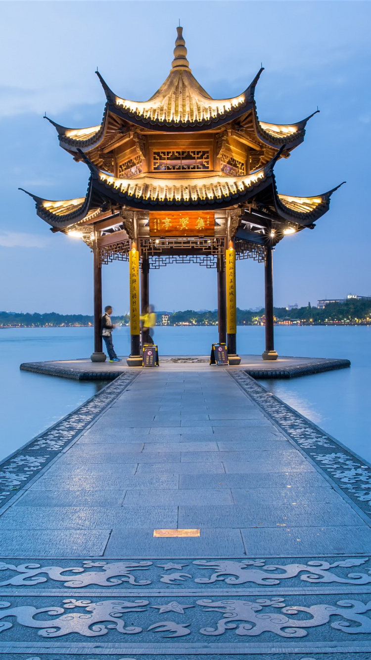 旅行, 中国建筑, 里程碑, 反射, 旅游业 壁纸 750x1334 允许