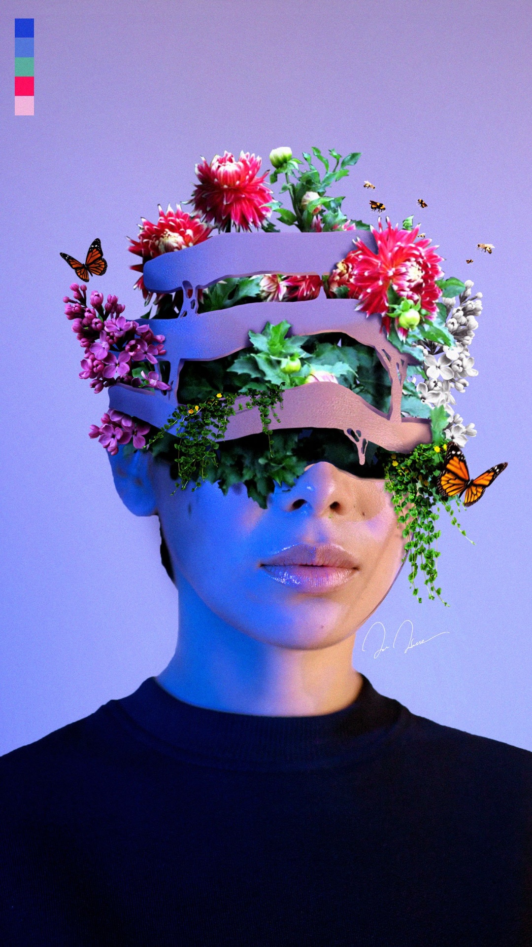 Video Resume, Video Editor, Rsum, Design, Flower. Wallpaper in 1080x1920 Resolution