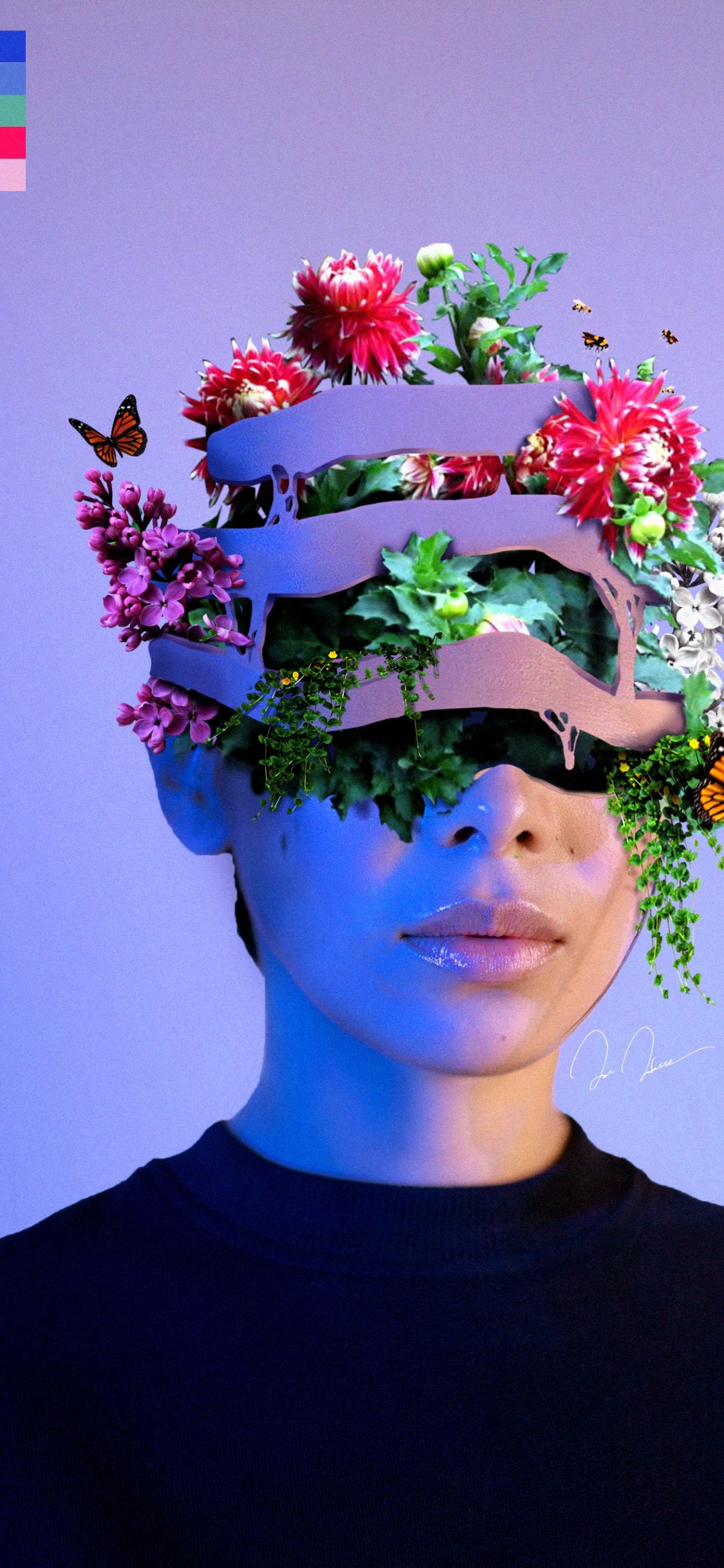 Video Resume, Video Editor, Rsum, Design, Flower. Wallpaper in 1125x2436 Resolution