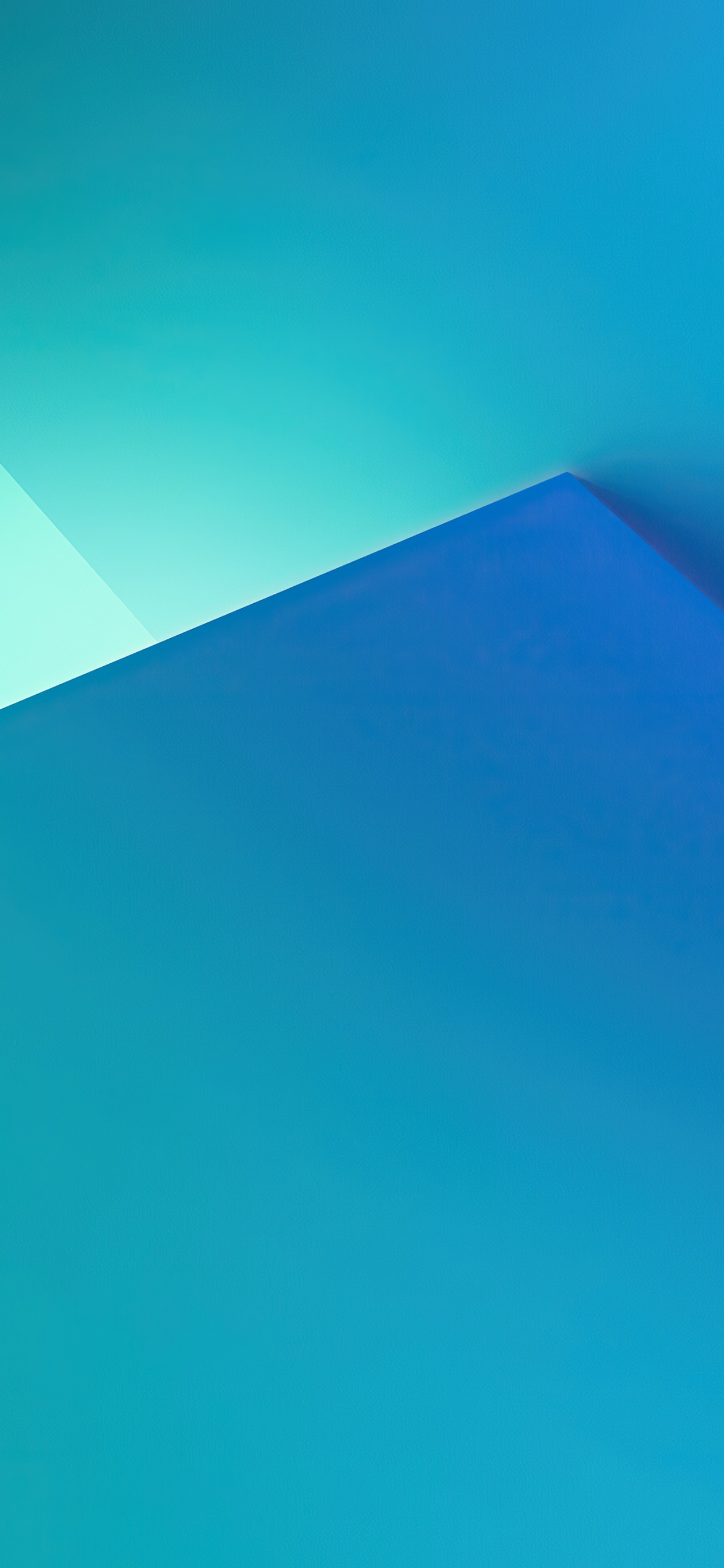 Android, Azul, Rectángulo, Pendiente, Aqua. Wallpaper in 1242x2688 Resolution