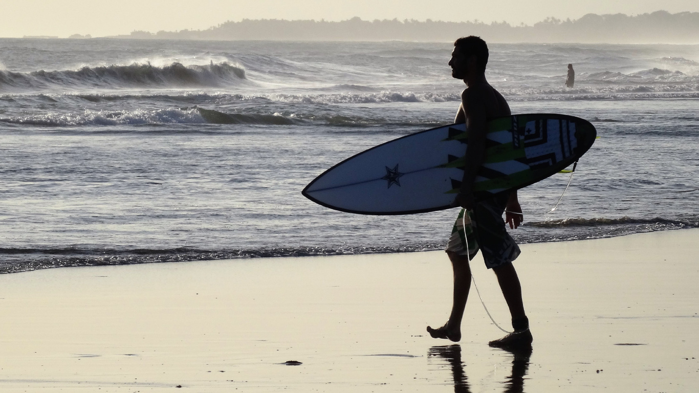 冲浪, 冲浪板, 风波, 海洋, Boardsport 壁纸 1366x768 允许