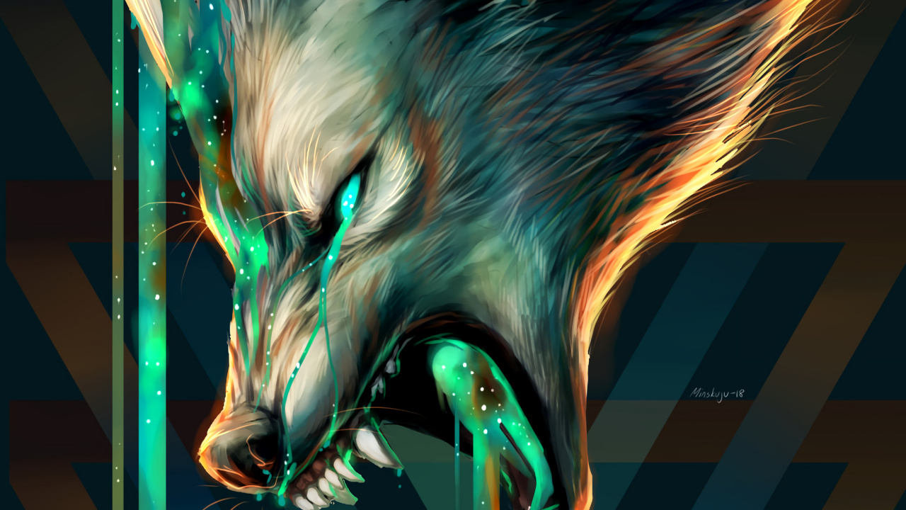 Wolf-Tapete, Kapuzenpulli, Motorola Moto E7 Plus, Fabelwesen, Feder. Wallpaper in 1280x720 Resolution