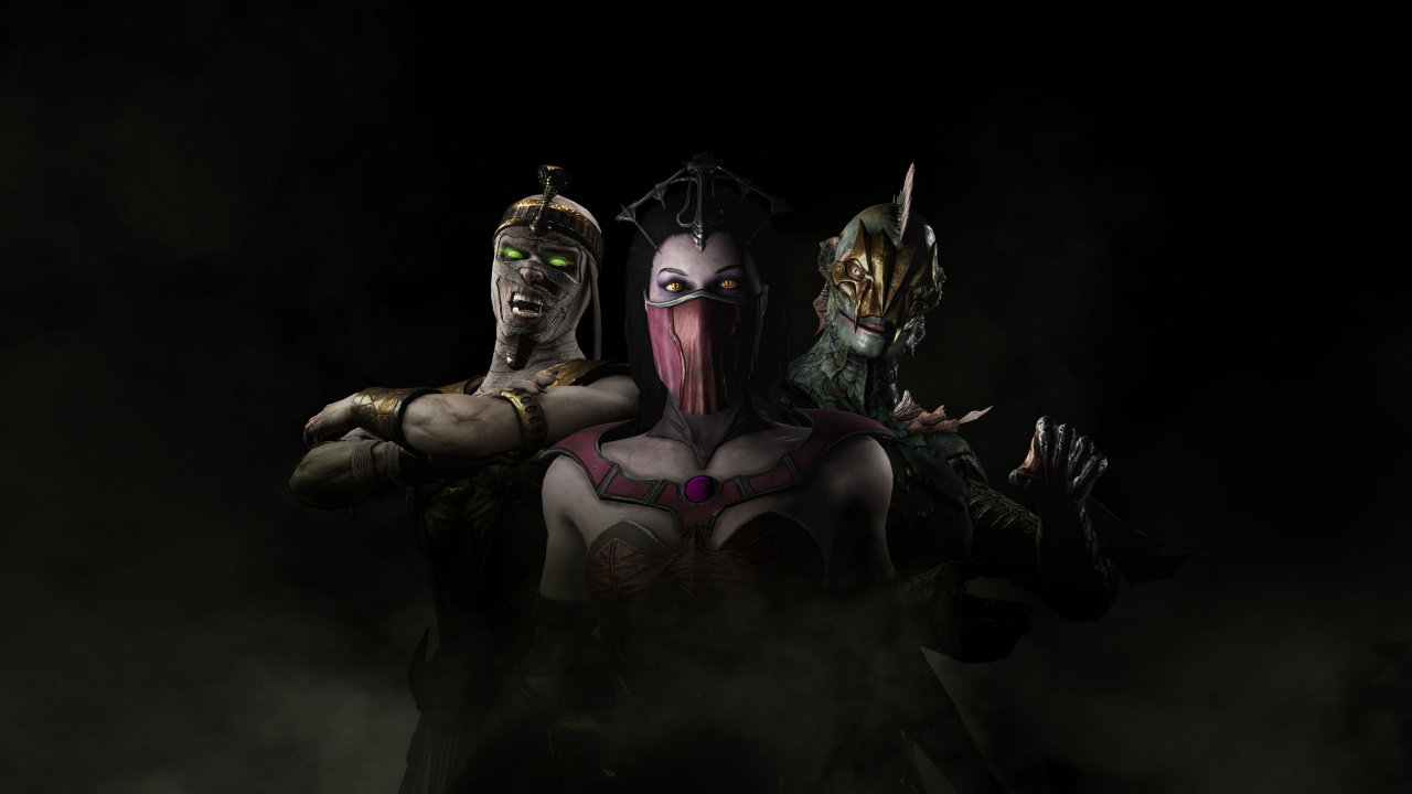 Mortal Kombat x, Mortal Kombat, Ermac, Darkness, Batman. Wallpaper in 1280x720 Resolution