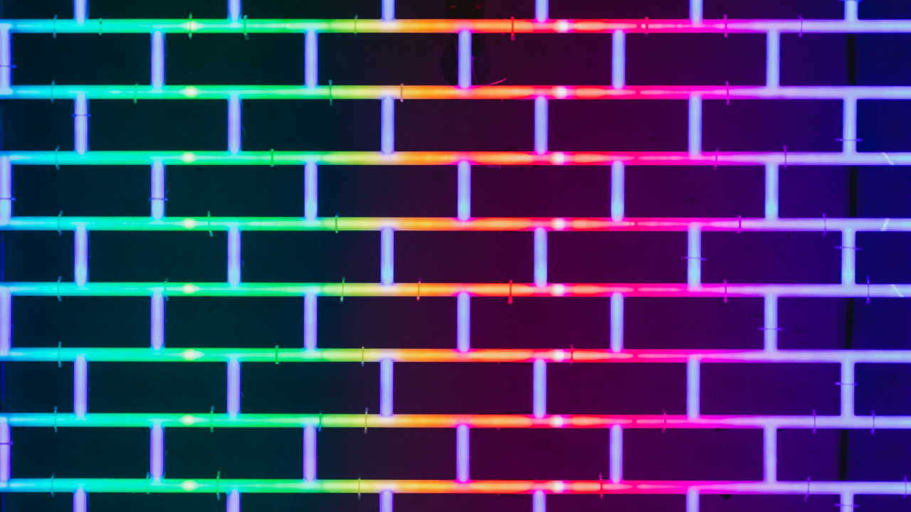 Brick, Line, Purple, Violet, Pattern. Wallpaper in 1280x720 Resolution