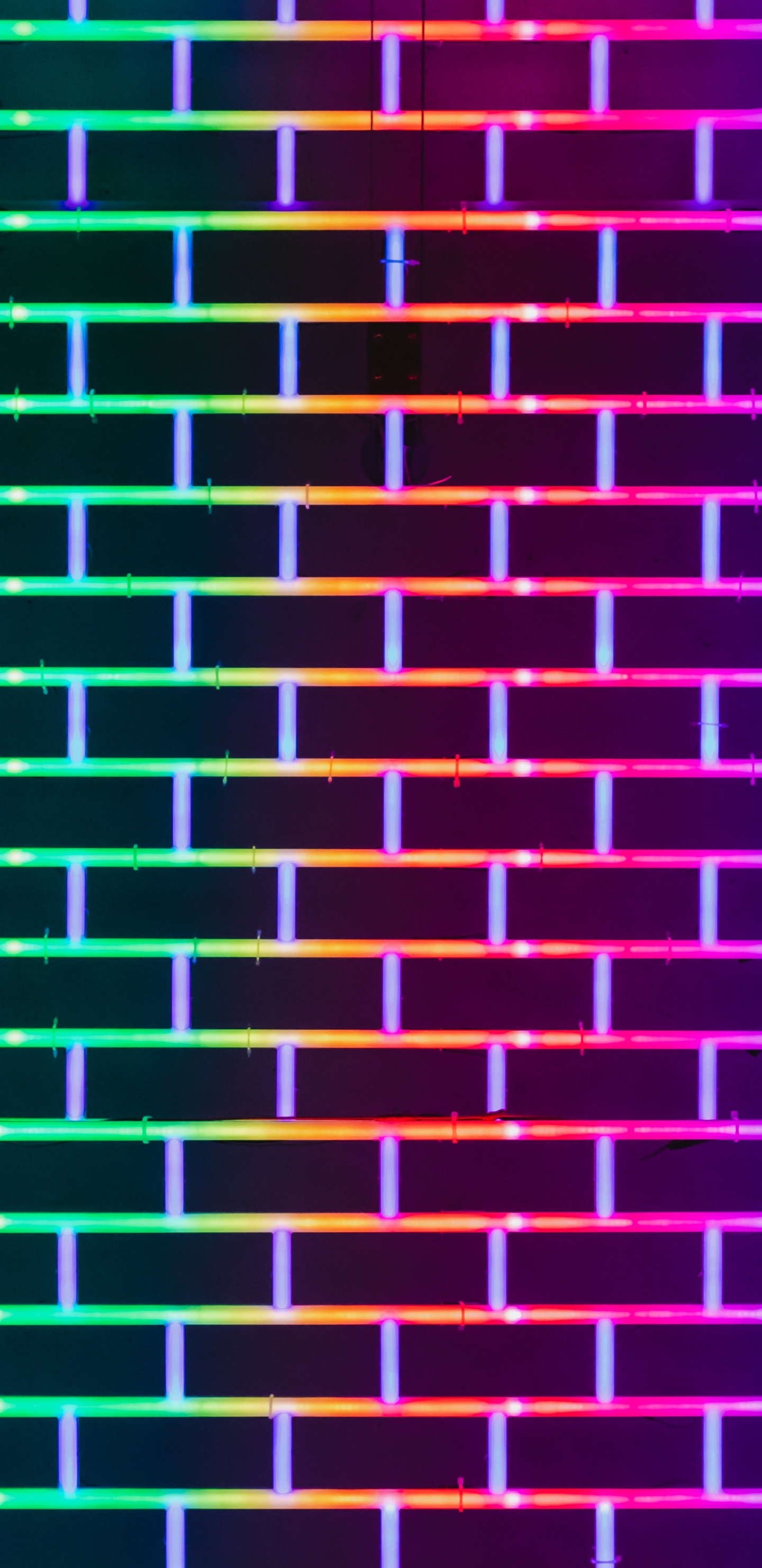 Brick, Line, Purple, Violet, Pattern. Wallpaper in 1440x2960 Resolution