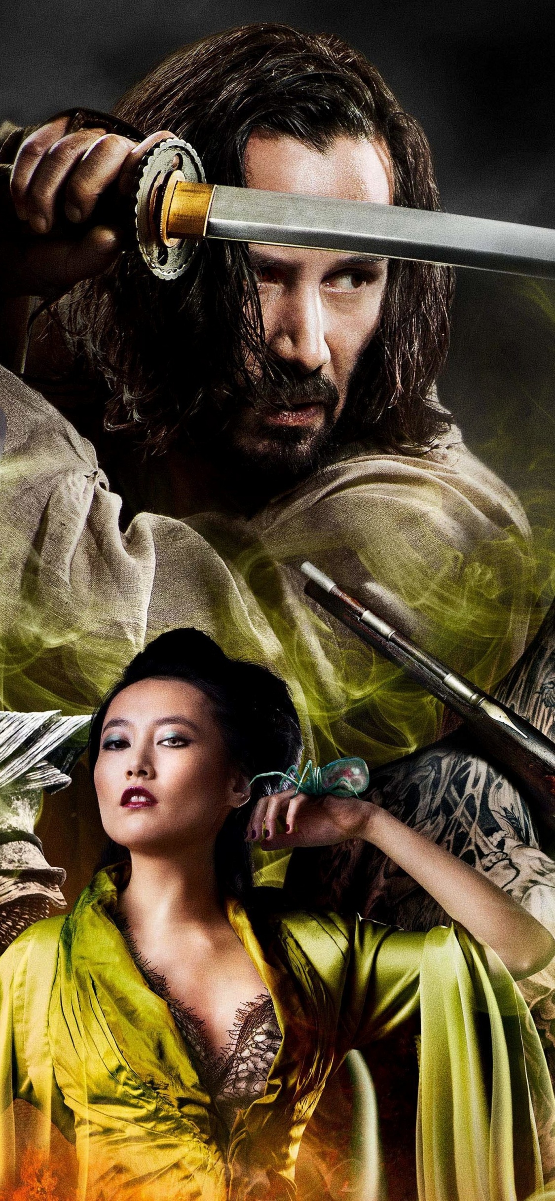 武士刀, 日本 壁纸 1125x2436 允许