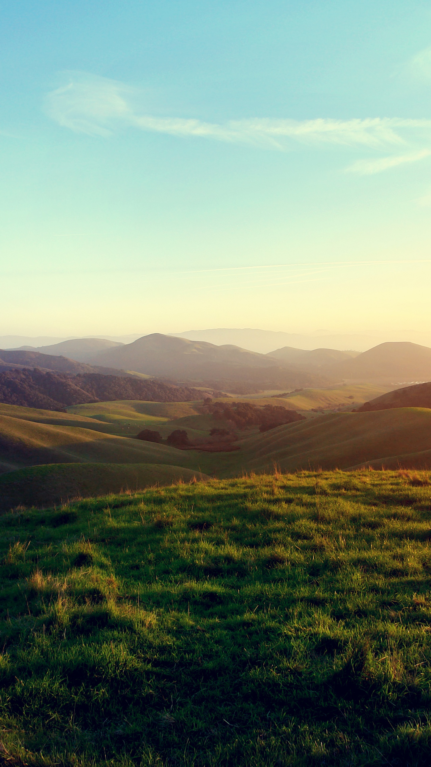 多山的地貌, 高地, 荒野, 跌倒了, 天空 壁纸 1440x2560 允许