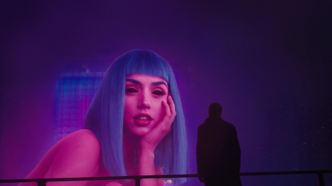 Light, Blade Runner 2049, Joi, Purple, Entertainment. Wallpaper in 1280x720 Resolution