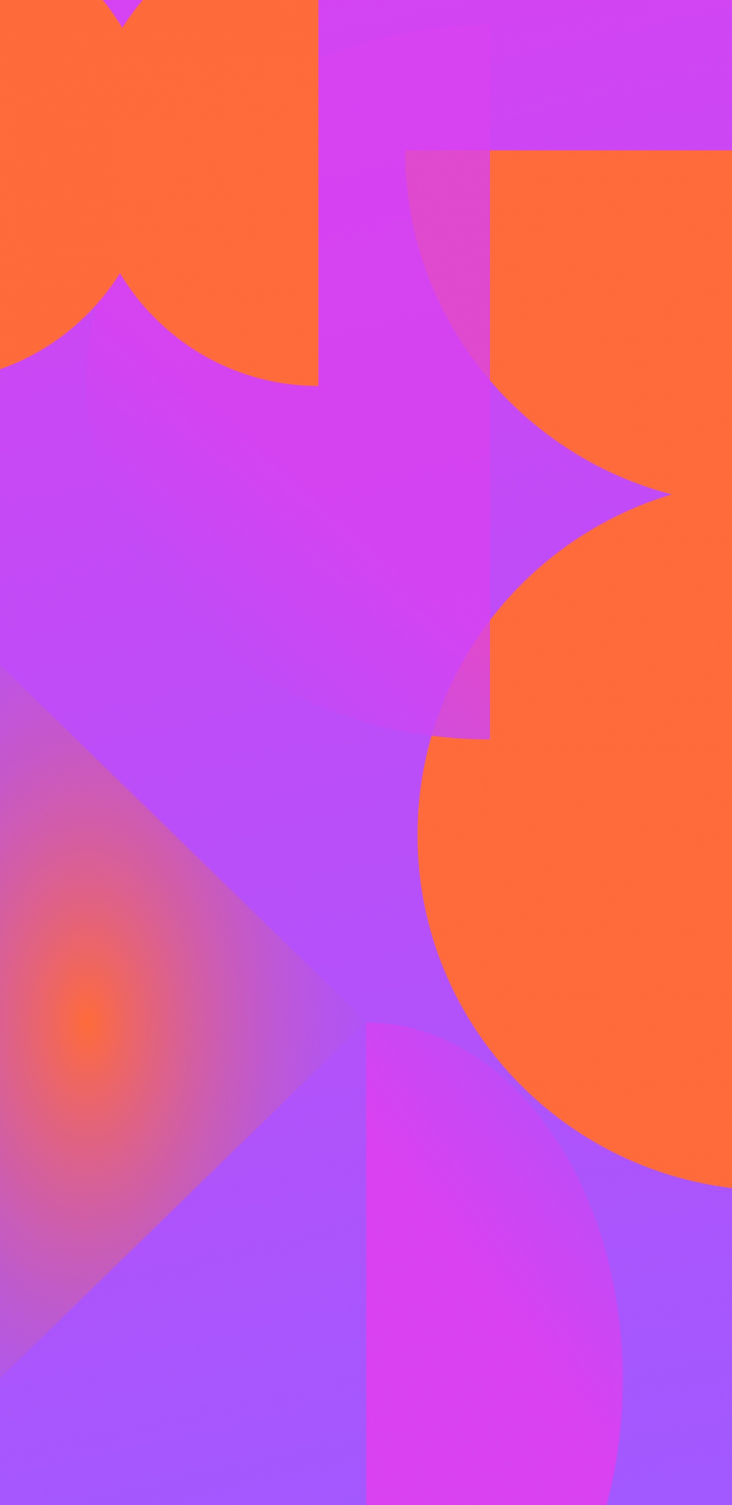 Orange, Grafik-design, Design, Purpur, Veilchen. Wallpaper in 1440x2960 Resolution