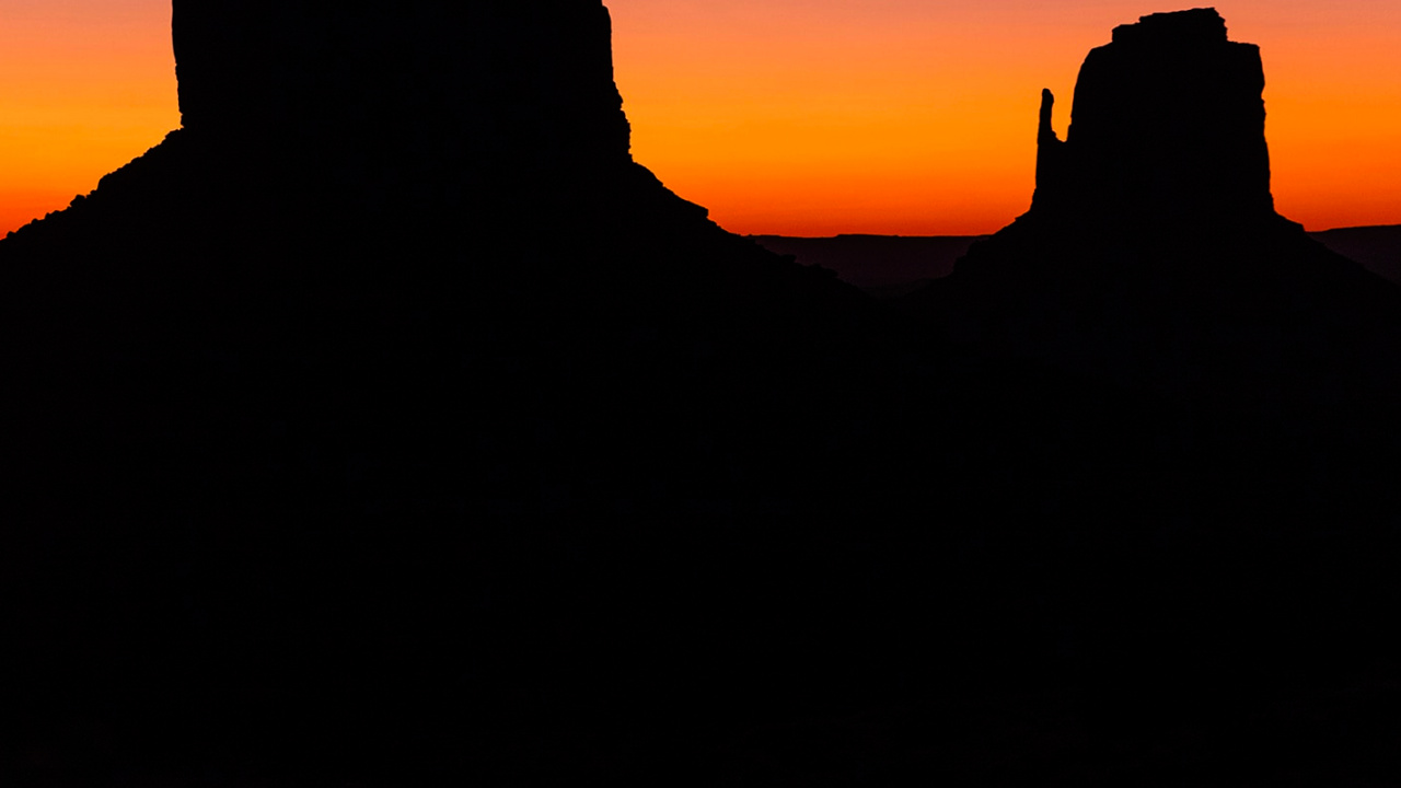 Monument Valley, Oljato-Monument Valley, Montaña, Paisaje Natural, Atardecer. Wallpaper in 1280x720 Resolution