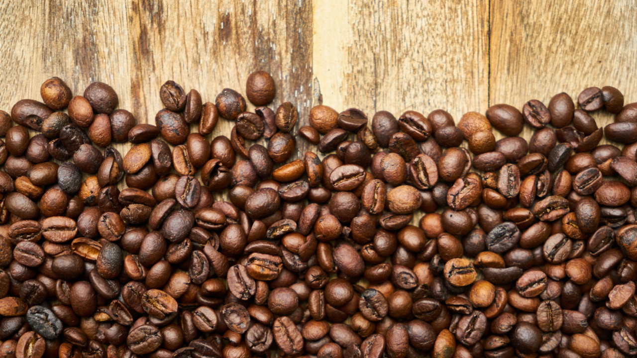 咖啡豆, 科纳咖啡, 牙买加蓝山咖啡, 咖啡因, 棕色 壁纸 1280x720 允许