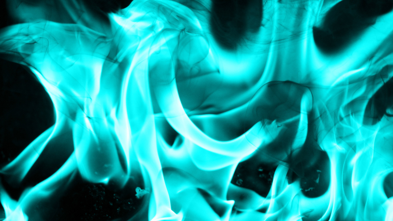 Ilustración de Humo Azul y Blanco. Wallpaper in 1366x768 Resolution