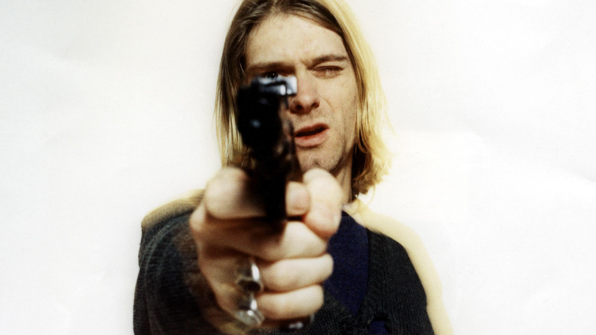 Nirvana, Grunge, Finger, Hand, Long Hair. Wallpaper in 1920x1080 Resolution