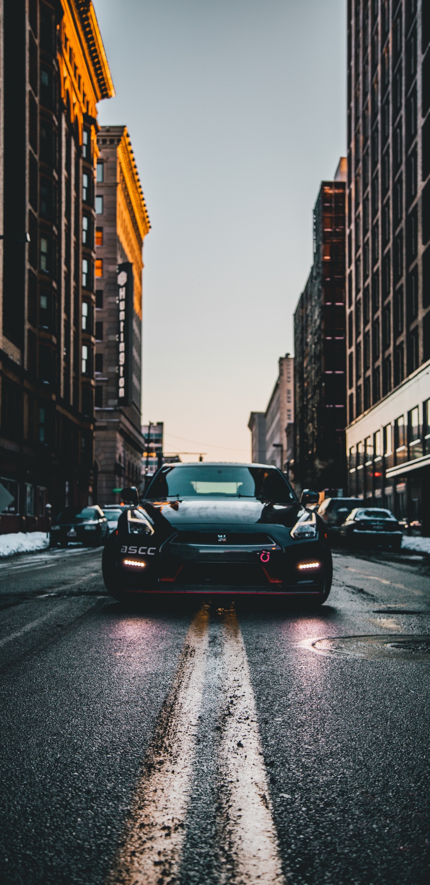 日产天际线, 超级跑车, 街, 日产gt r, 运输 壁纸 1440x2960 允许