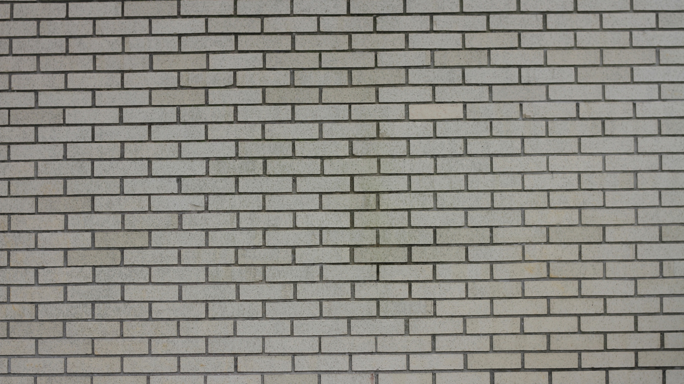 Mur de Briques Brunes et Noires. Wallpaper in 1366x768 Resolution