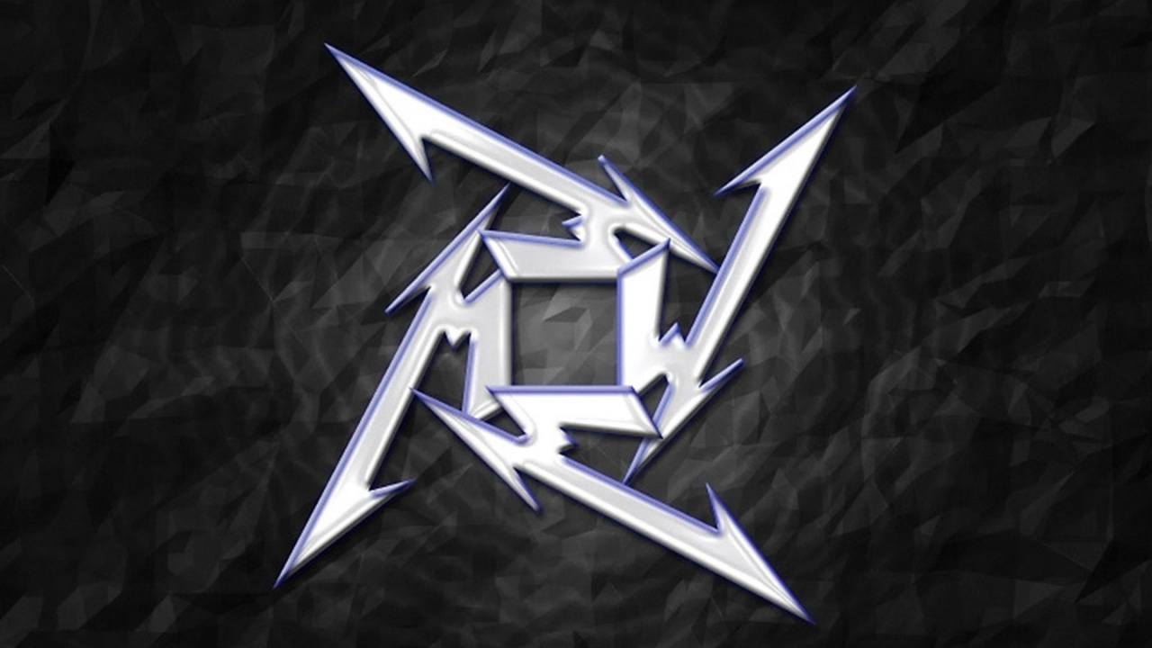 Metallica, Heavy Metal, Thrash Metal, Logo, Graphics. Wallpaper in 1280x720 Resolution