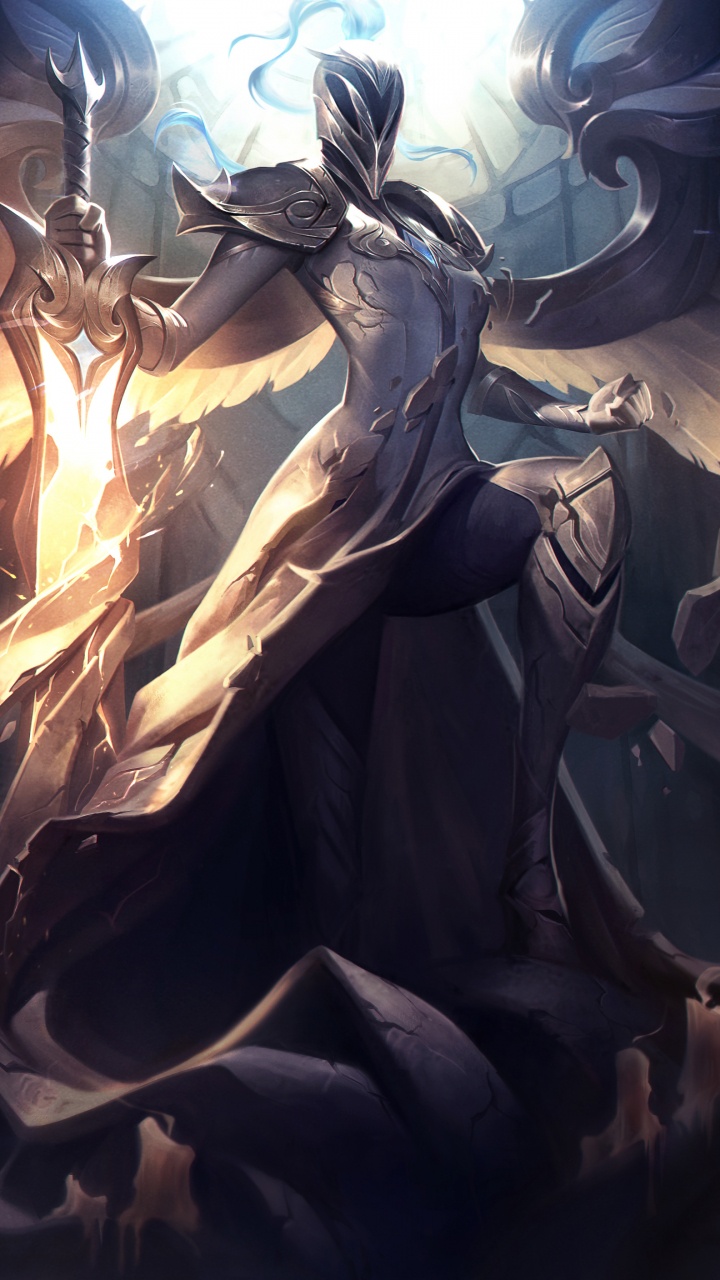League of Legends, Riot Games, Demon, Illustration, Darkness. Wallpaper in 720x1280 Resolution