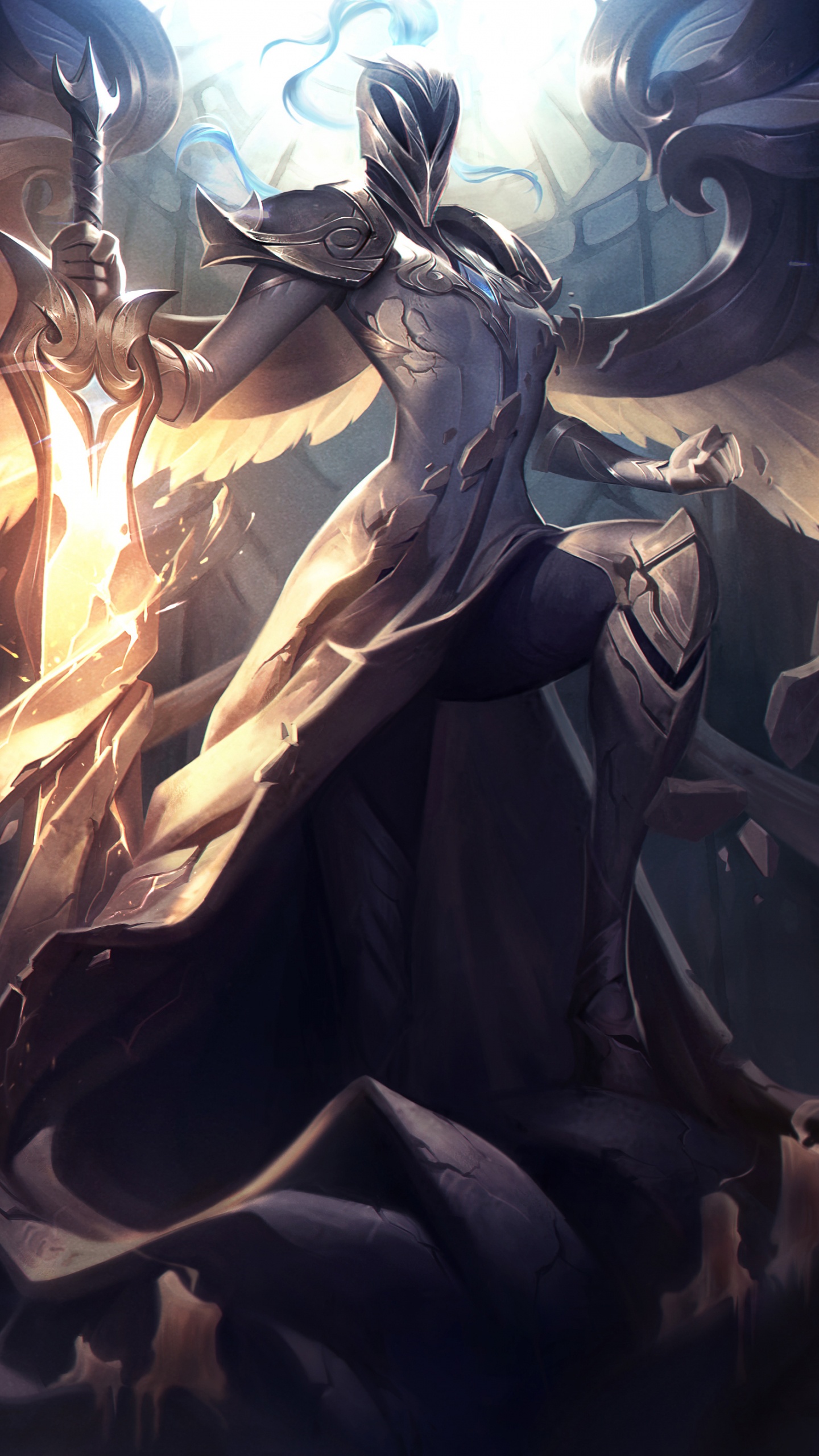 League of Legends, Riot Games, Dämonen, Illustration, Adventure. Wallpaper in 1440x2560 Resolution