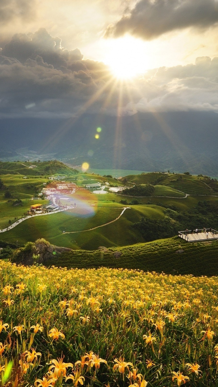 性质, 高地, 安装的风景, 天空, 植被 壁纸 750x1334 允许