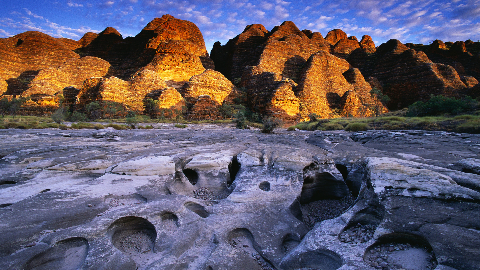 Brown Rock Formation Under Blue Sky During Daytime. Wallpaper in 1920x1080 Resolution