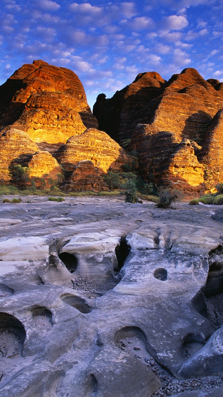 Brown Rock Formation Under Blue Sky During Daytime. Wallpaper in 720x1280 Resolution