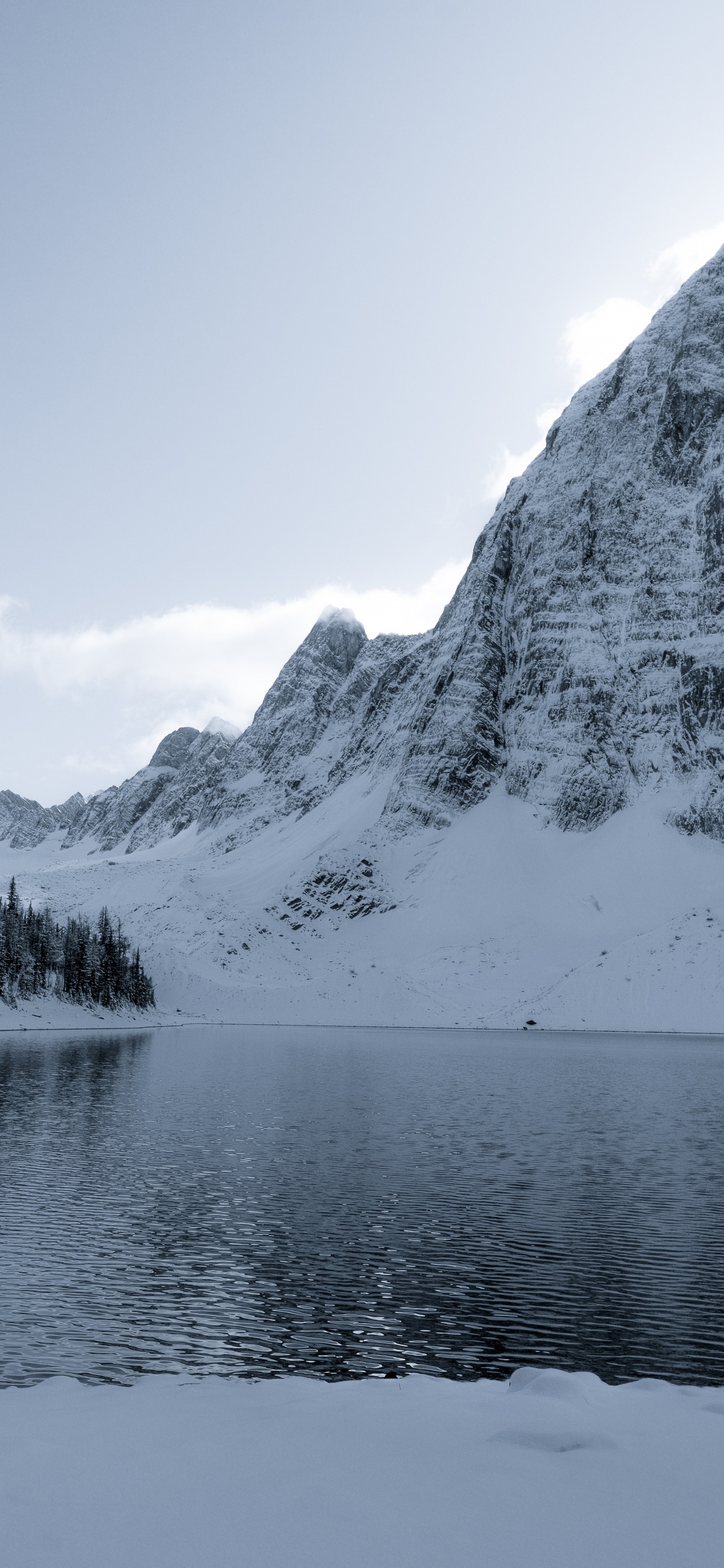 Snow, Mountain, Mountainous Landforms, Glacial Landform, Winter. Wallpaper in 1242x2688 Resolution