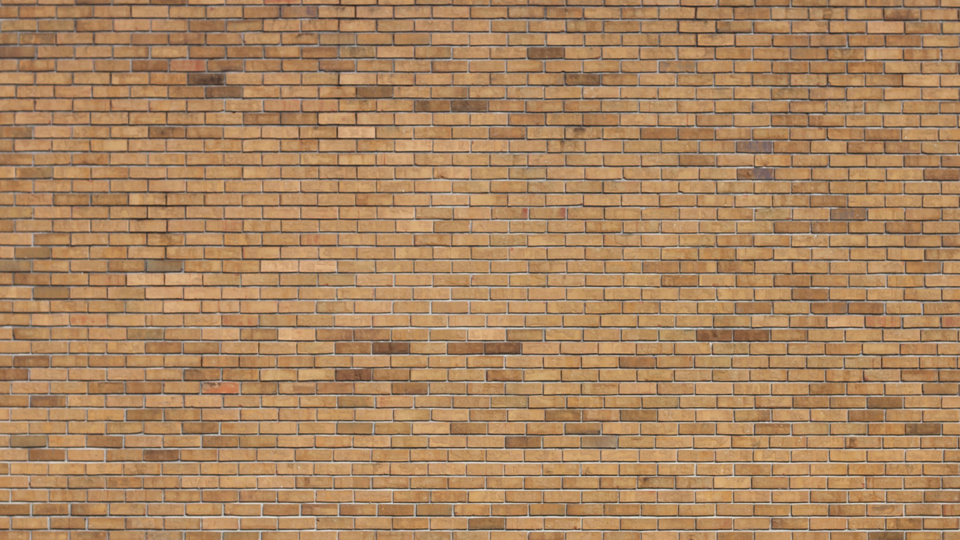 Brown Brick Wall During Daytime. Wallpaper in 1366x768 Resolution