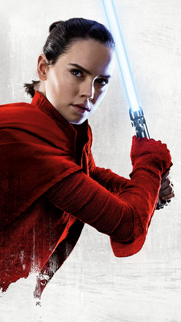 Rey Star Wars, Star Wars El Último De Los Jedi, Rey, Daisy Ridley, Star Wars. Wallpaper in 750x1334 Resolution
