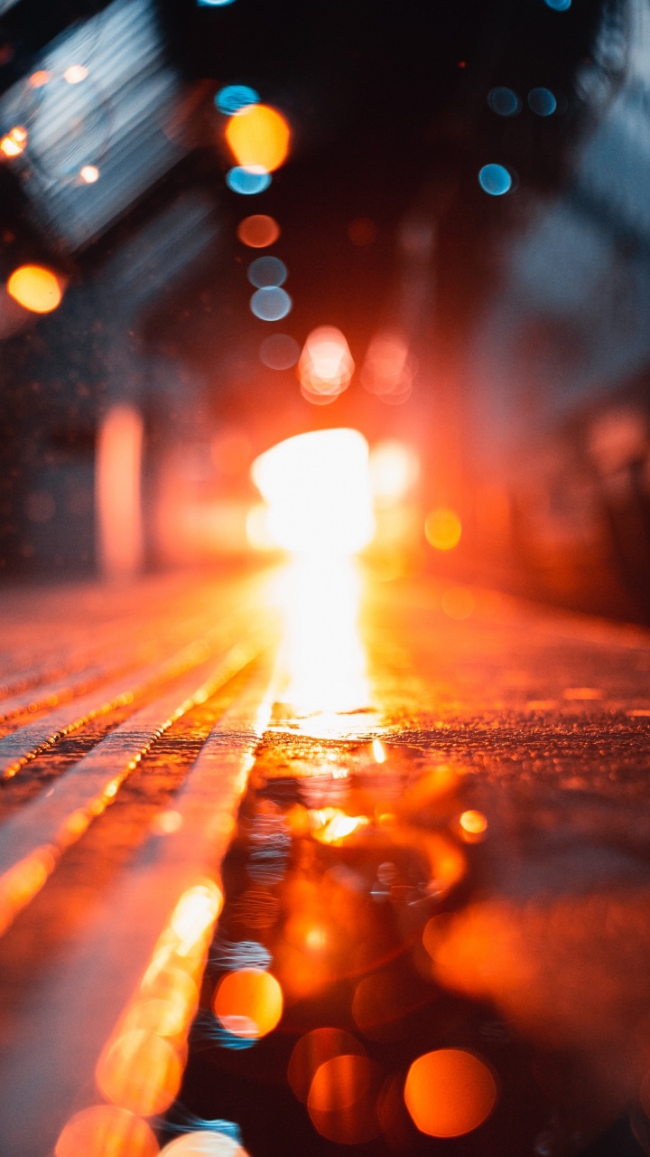 光, 路灯, Led灯, 发光二极管, 气氛 壁纸 720x1280 允许