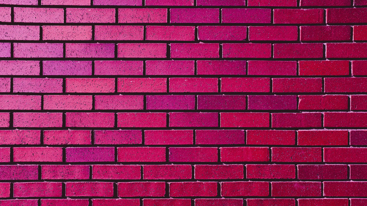 Red and Black Brick Wall. Wallpaper in 1280x720 Resolution