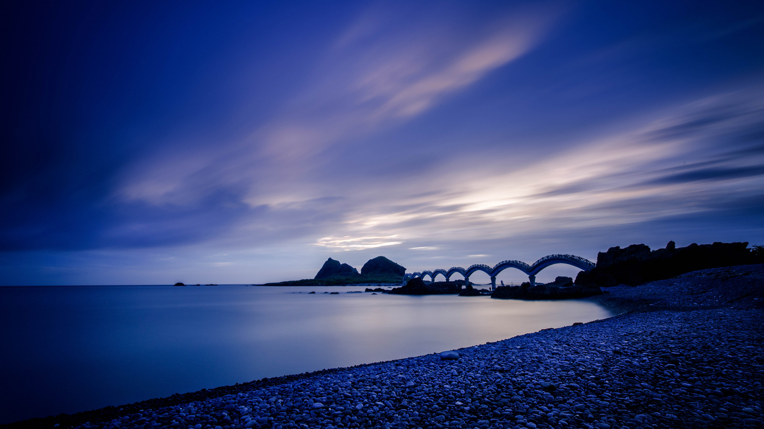 Mer, Blue, Nature, Eau, Horizon. Wallpaper in 2560x1440 Resolution