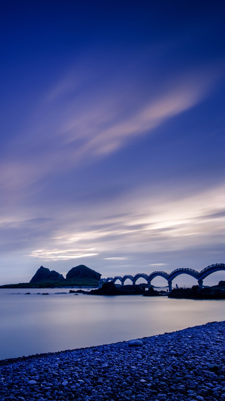 Mer, Blue, Nature, Eau, Horizon. Wallpaper in 720x1280 Resolution