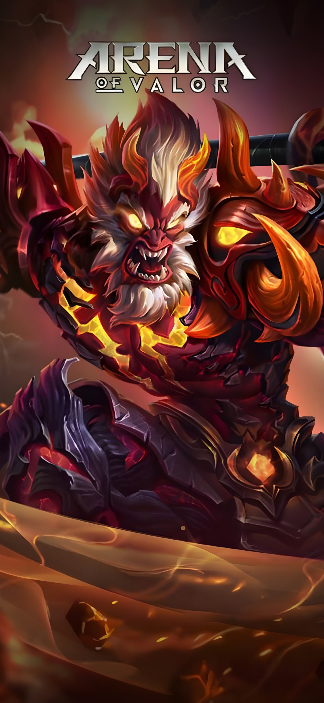 Arena Del Valor, Kriknak, Grakk, Morado, Arte. Wallpaper in 1125x2436 Resolution