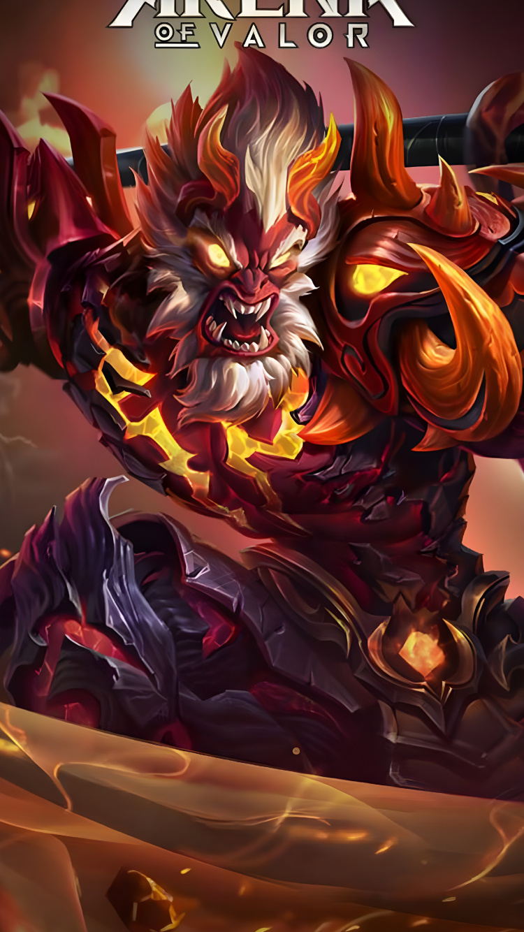 Arena Del Valor, Kriknak, Grakk, Morado, Arte. Wallpaper in 750x1334 Resolution