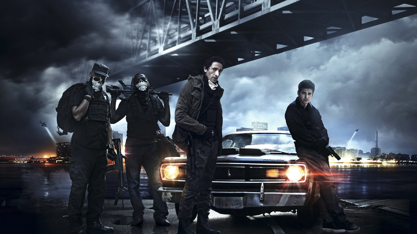 Hombre de Chaqueta Negra de Pie Junto al Hombre de Chaqueta Negra de Pie Junto al Coche Durante la Noche. Wallpaper in 1366x768 Resolution