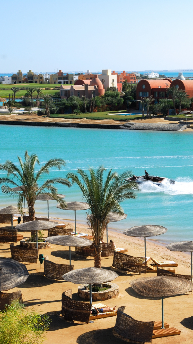 Vue Aérienne de la Plage Pendant la Journée. Wallpaper in 750x1334 Resolution