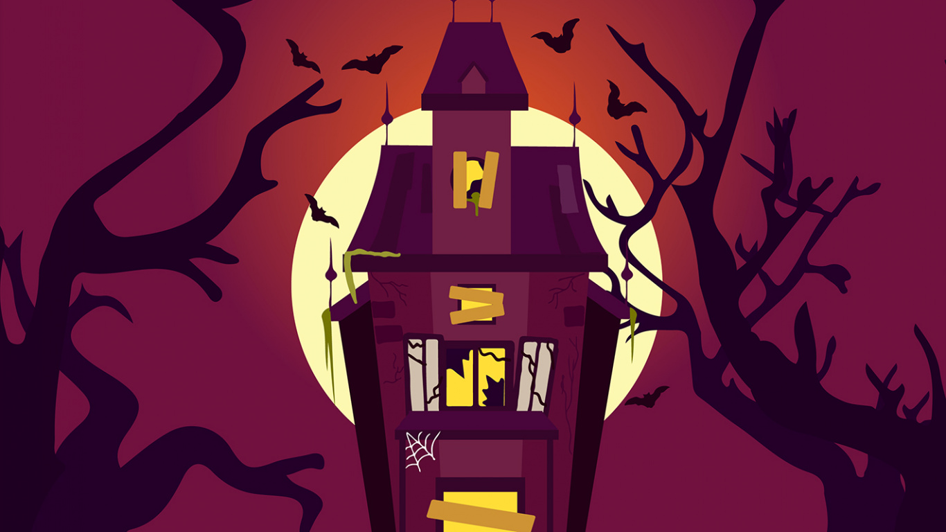 Helloween, 艺术, 海报, 午夜, 视觉艺术 壁纸 1366x768 允许