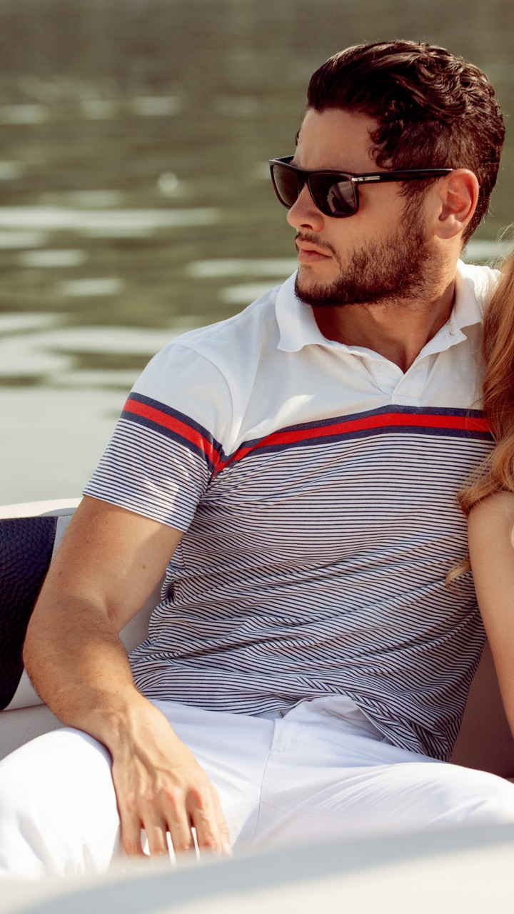 Fashion, Fun, Sitting, Eyewear, Model. Wallpaper in 720x1280 Resolution