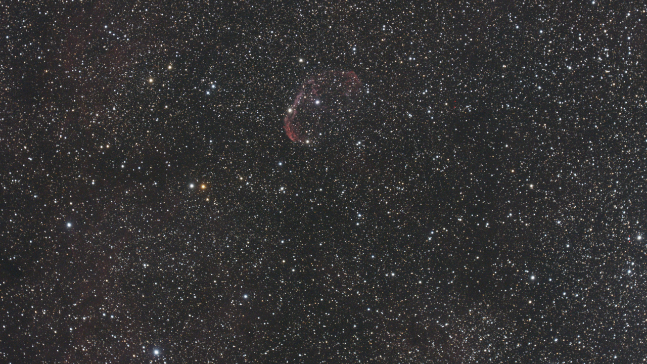 Galaxie et Étoiles Rouges et Noires. Wallpaper in 1280x720 Resolution