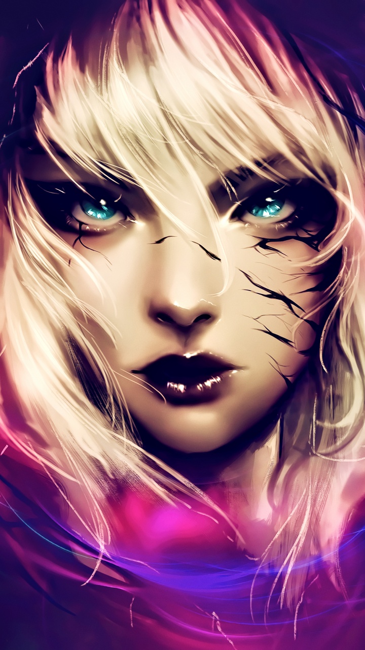 Personaje de Anime de Mujer de Pelo Castaño. Wallpaper in 720x1280 Resolution