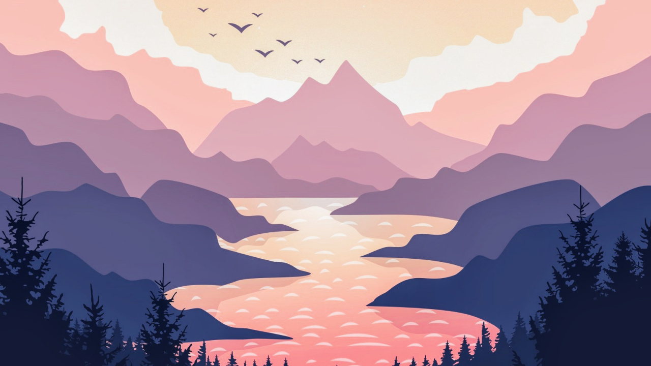 Smartphone, Atmosphere, Mountain, Afterglow, Cloud. Wallpaper in 1280x720 Resolution