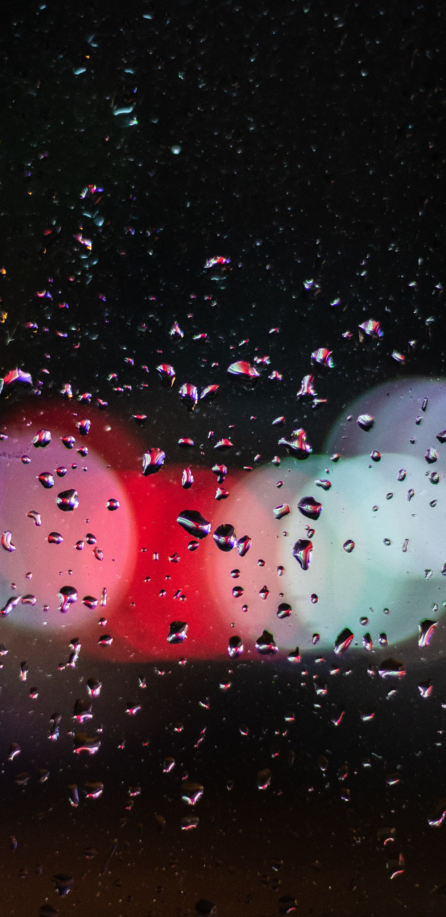 Éblouissement, Bokeh, Lumière, Eau, Pluie. Wallpaper in 1440x2960 Resolution